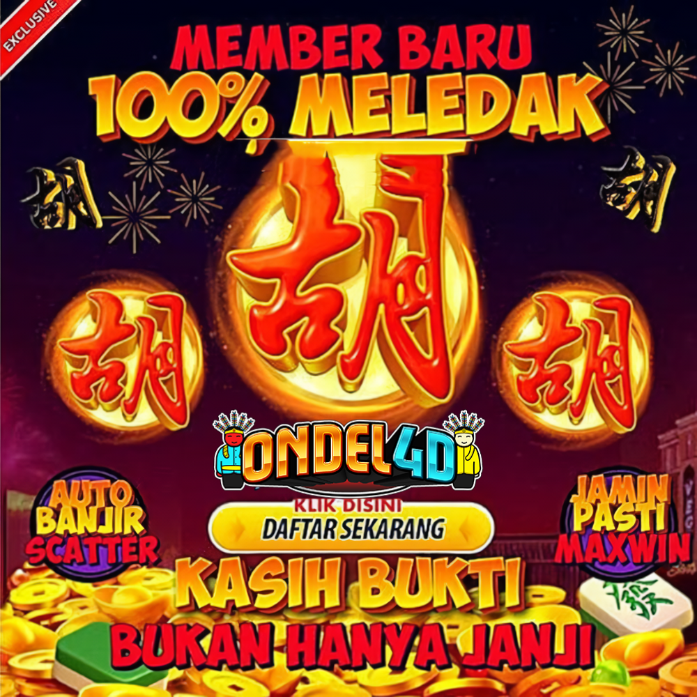 Member Baru 100% Meledak, Klik Daftar Sekarang ONDEL4D