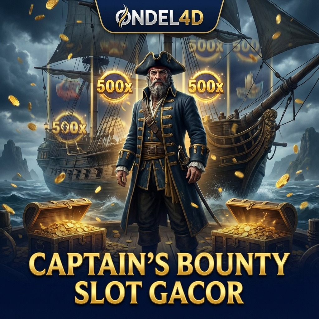 Captain’s Bounty di ONDEL4D: Slot Gacor Petualangan Laut dengan Kapten Legendaris dan Perburuan Harta Bernilai Tinggi